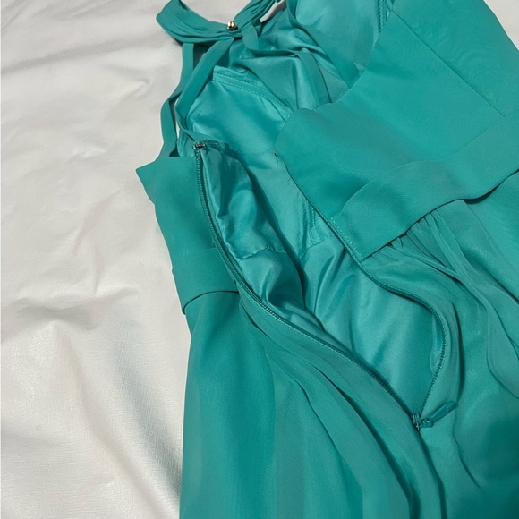 Azazie Aqua Bridesmaid Dress Size C - Custome - Picture 11 of 14